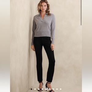 Banana Republic Sloan Curvy fit black Pants.